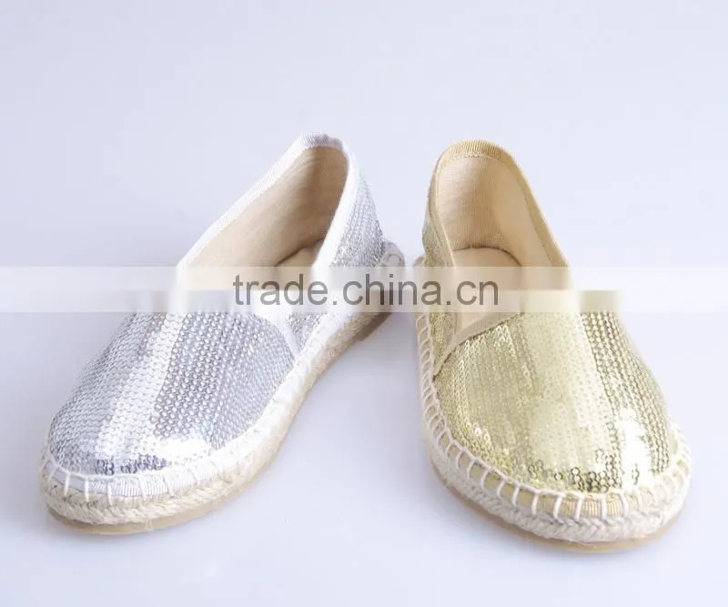Espadrilles with sequins
