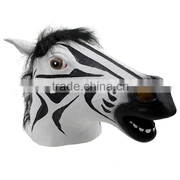 anti-dust latex Wild Animal zebra Face party mask Children size