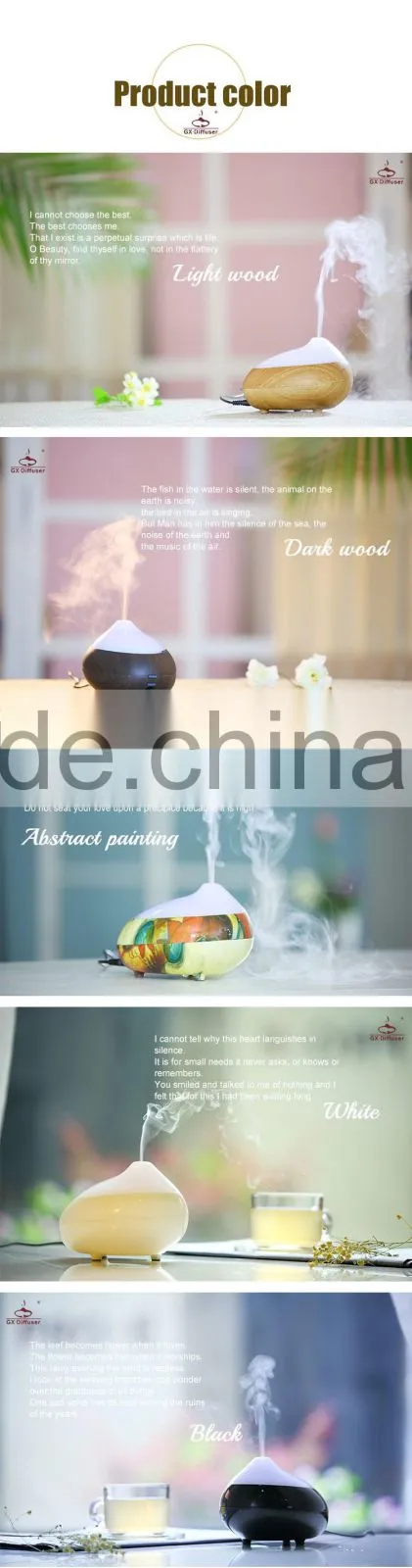 GX Diffuser Cute aromatherapy essential oil diffuser/oil diffusers