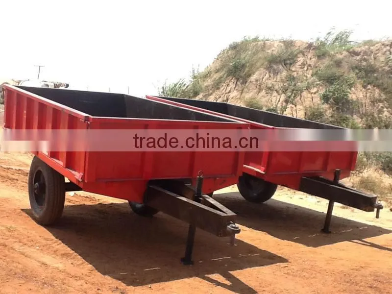 Hydraulic Tipping trailer sutable with MF tractor