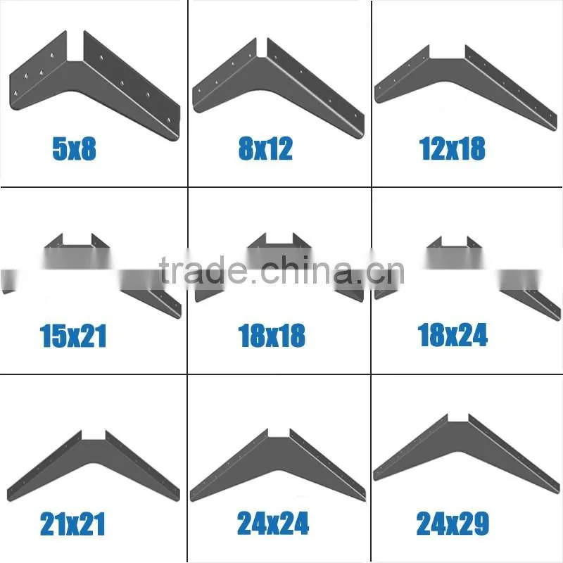 ASTM DIN Q235 304 316 Regular Steel Bracket for Computer Station