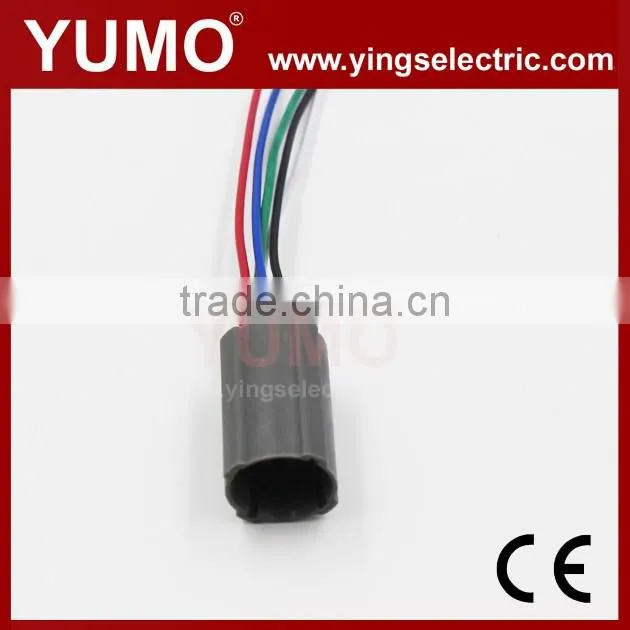 LA19 series IP65 5 pin terminal 5A/250VAC Stainless metal push button connector metal push button insert shell