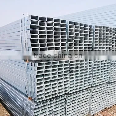 65*65mm grade C350 galvanized square hollow ms tube