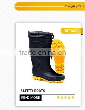PVC Insole Material and Cotton Fabric Lining Material Western Boot