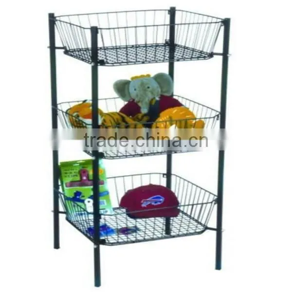 New style 3tiers toys collection display rack