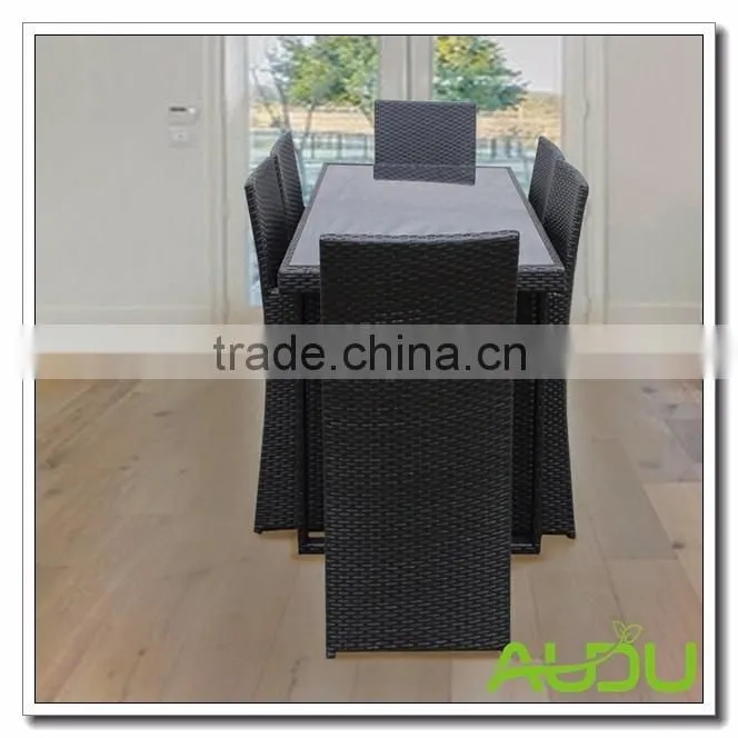 Audu Texas Outdoor Garden Rattan Dining Set