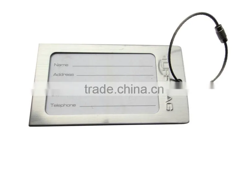 Business Card Size Metal Luggage Tag