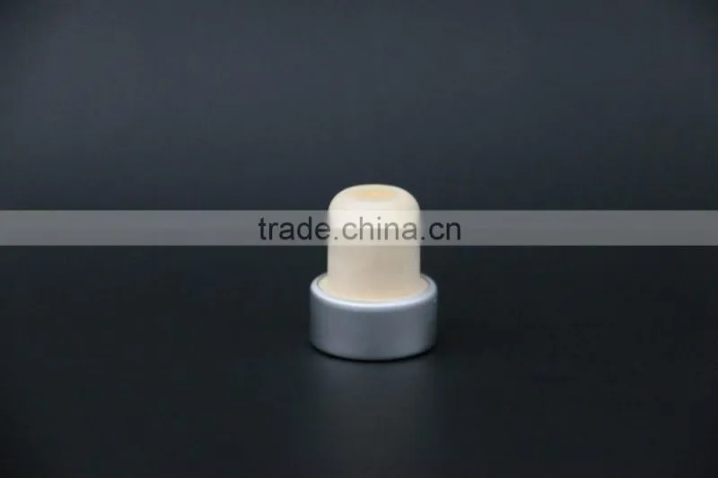 Cheap price wholesale aluminum cap with synthestic cork