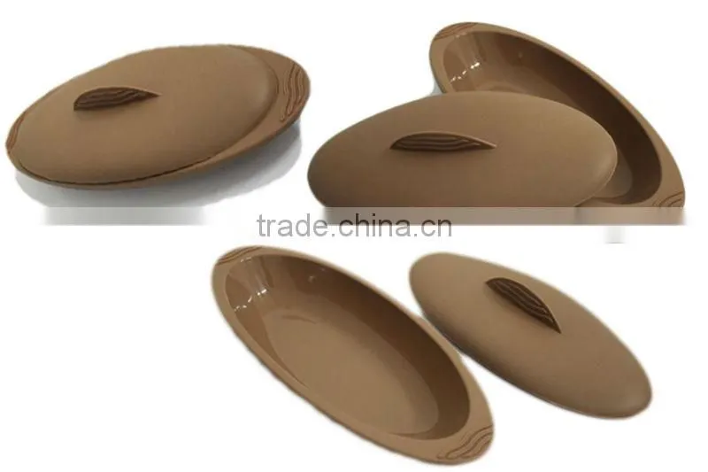 Personalized microwave Silicone steamed fish bowl Silicone steaming bowl