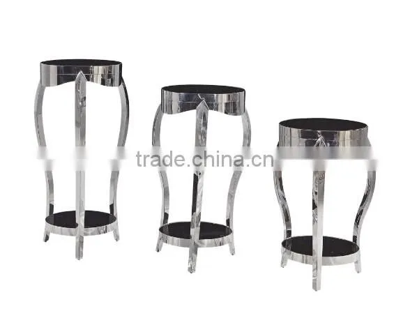simple design stainless steel flower stand for wholesale