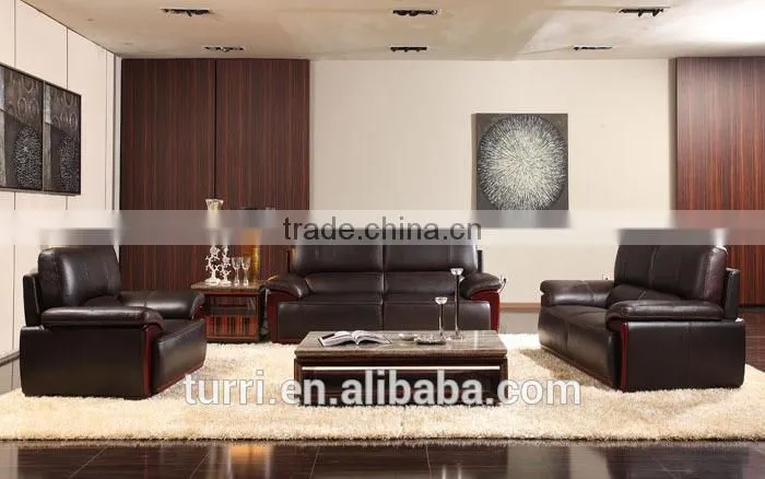European style Italian split leather sectional sofa home sofa