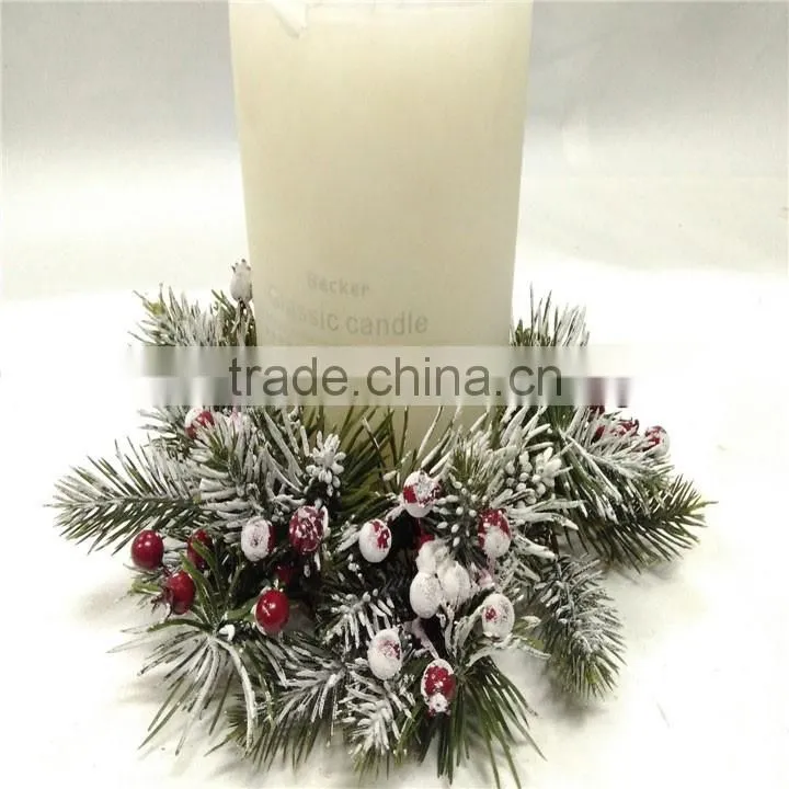 Factory direct sales decoration candle ring decorative wreath