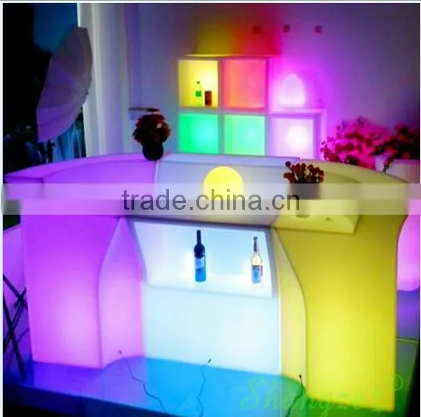 ready made bars counters LED bar/ktv/hotel garden glowing restaurant bar counters for sale counter