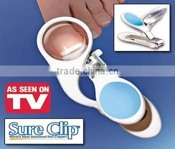 Portable Folded Nail Clippers With Light