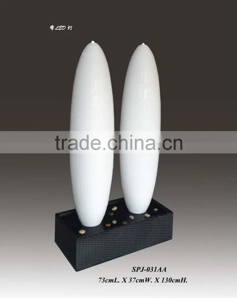 led lighting hotel frp water tank decor