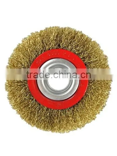 Brass wire cup brush