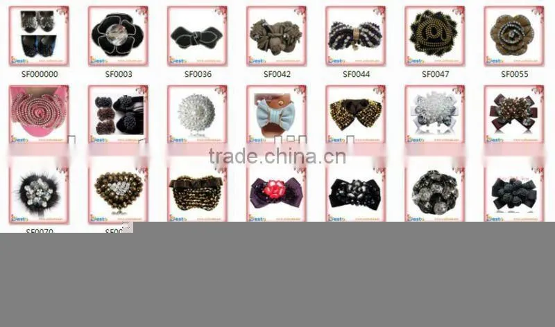 CF0147 Children small ribbon bow cheap wholesale flower for hair
