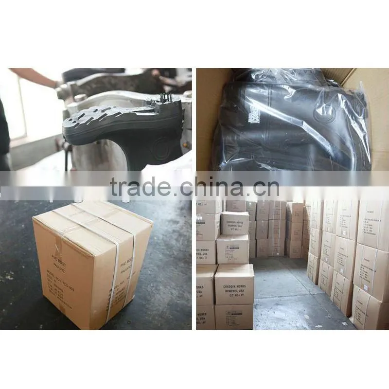 pvc safety shoes rain boots working gumboots supply