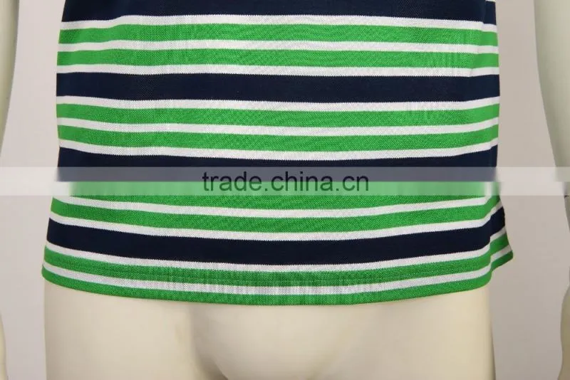 100%cotton custom striped t shirt