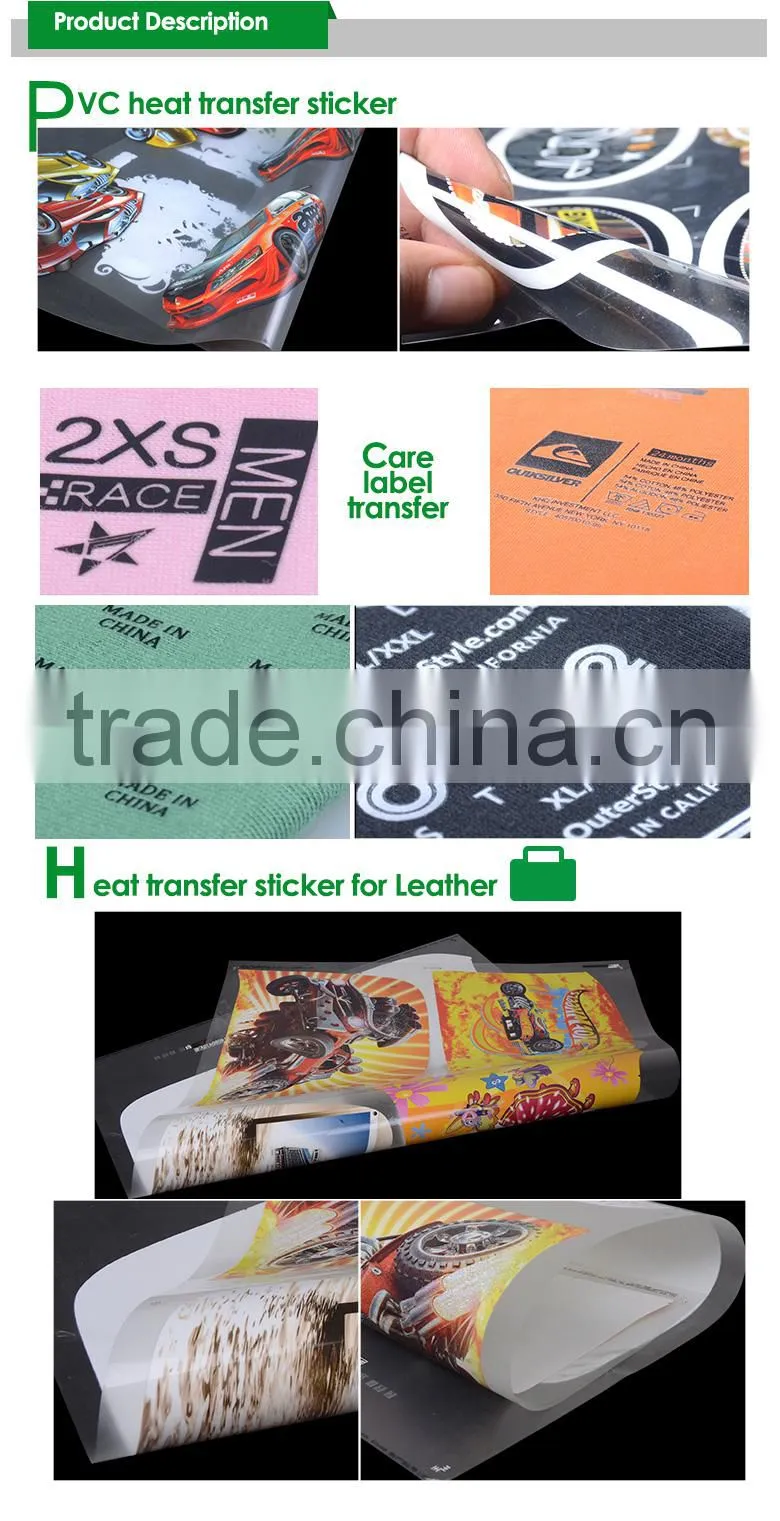 Customize Heat Transfer Stickers For Garments