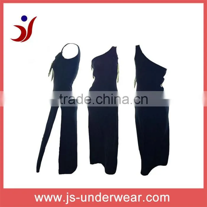 sexy single bond pajamas for women fancy black night wear dress for graceful ladies (accept OEM)
