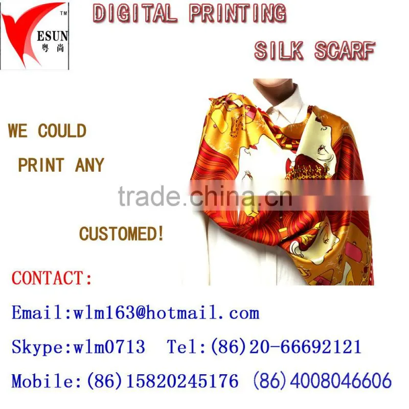 sublimation printing silk scraf