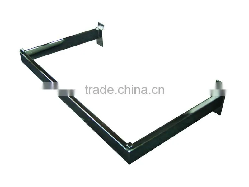 U-shaped hangrail clothing shelf