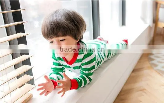New Fashion Children's Clothing Sets kids Christmas Striped Pajamas
