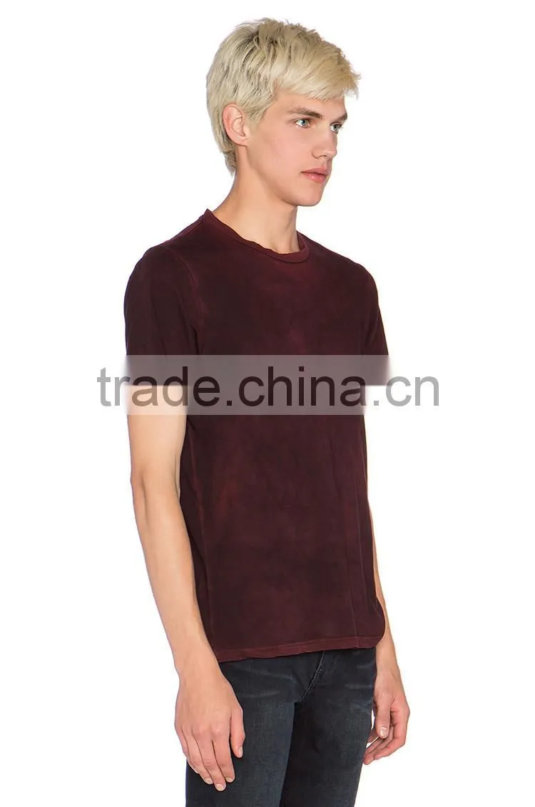 Cheap round neck blank 100%cotton t shirt vintage shirt