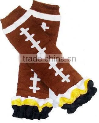 Factory wholesale football baby leg warmers Knit Baby Leggings for Fall/Winter