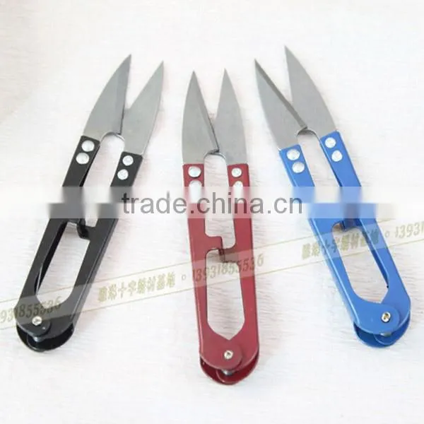 Wholesale sewing craft tools cross stitch mini scissors with cap colorful