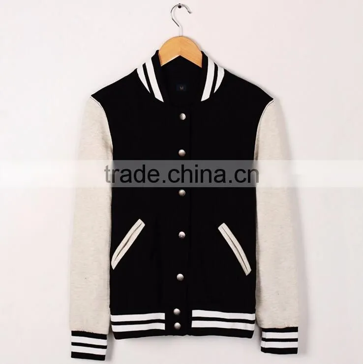 Baseball Uniform Baseball Boyfriend Athletic Jacket Fleece Coat