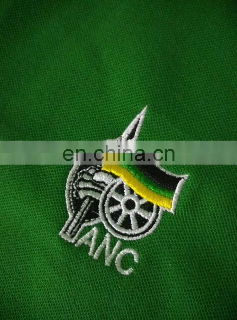 custom made embroidered logo high quality polo shirt