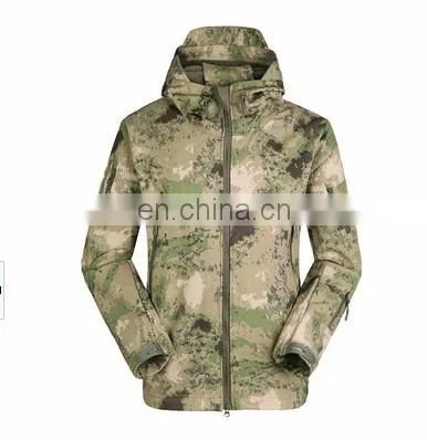 Waterproof Breathable Camouflage Softshell Jacket