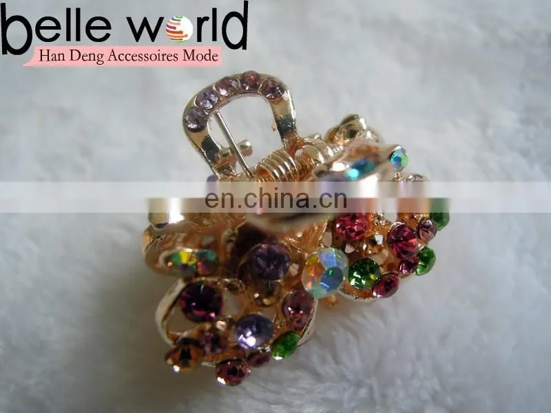 Elegant Bridal Hair Accessory Rhinestone Mini Hair Claw Clip