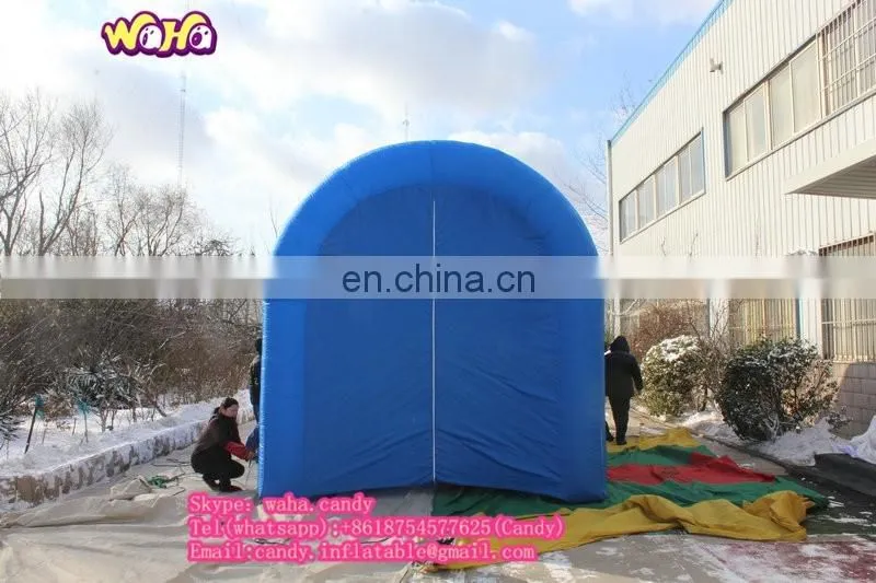New design inflatable football helmet tunnel for advertising / promotion C-190