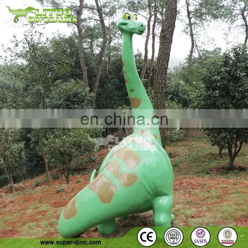 Amusement Park Resin Dinosaur Brachiosaurus Statue