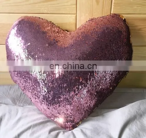 two color changing sequin throw pillow mermaid reversible sequin cushion