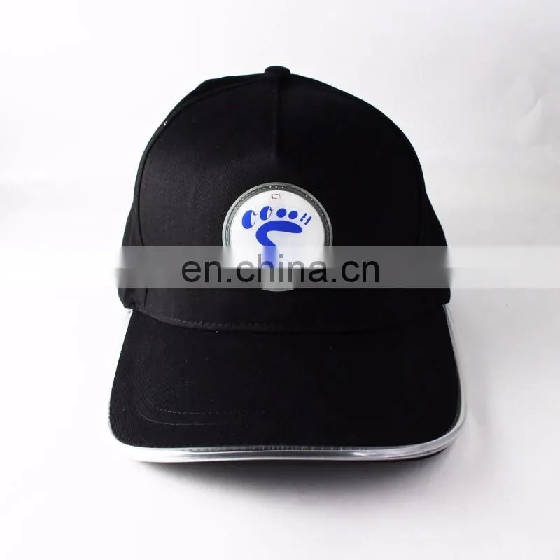 New arrival pokemon hat Led Flashing Sport Cap led hat light
