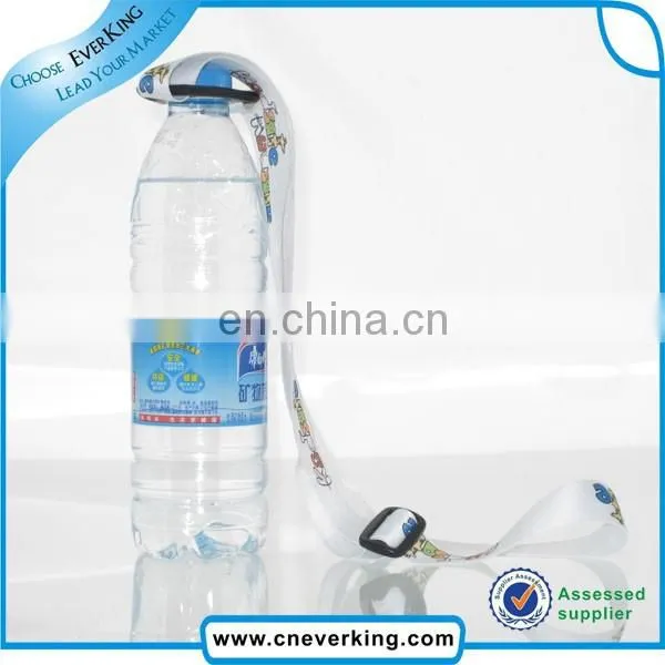hand free custom water bottle holder neck lanyard strap