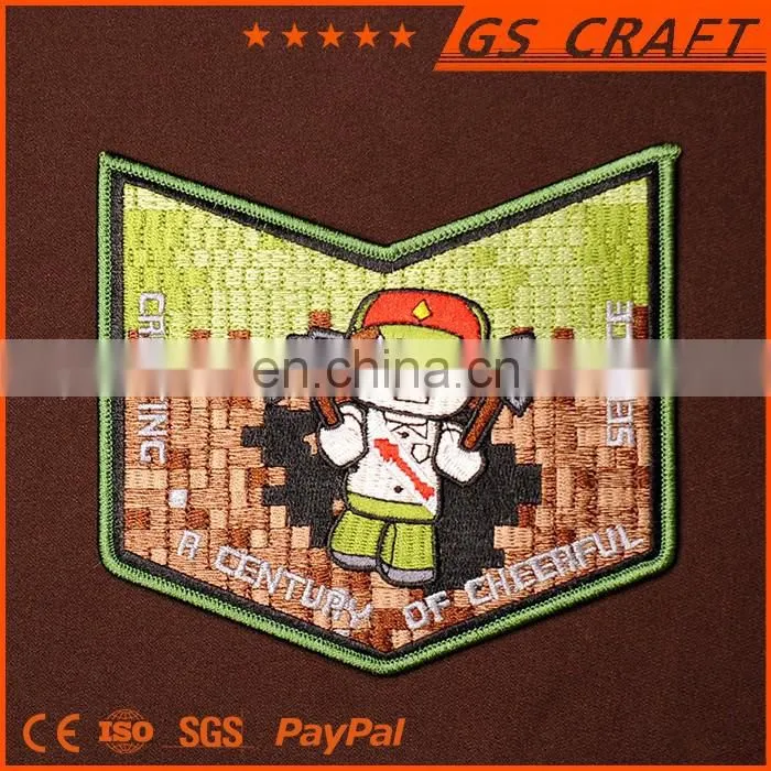 Eagle Embroidery Woven Patch Custom Logo and Size available