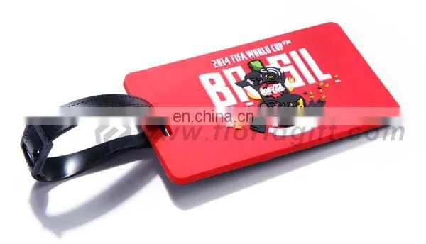 Fashion shaped PVC luggage tag