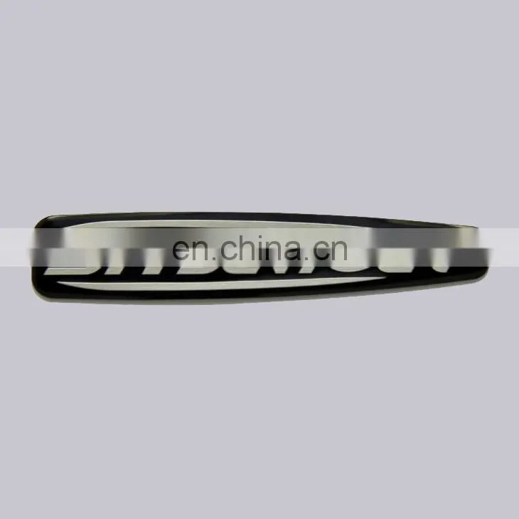 Professional OEM Design Self Adhesive Type Decorative Custom Printed Embossed Aluminum Label