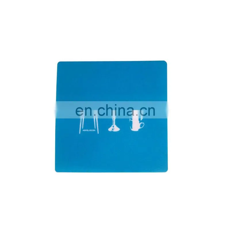 custom shape size design printing clear plastic placemat