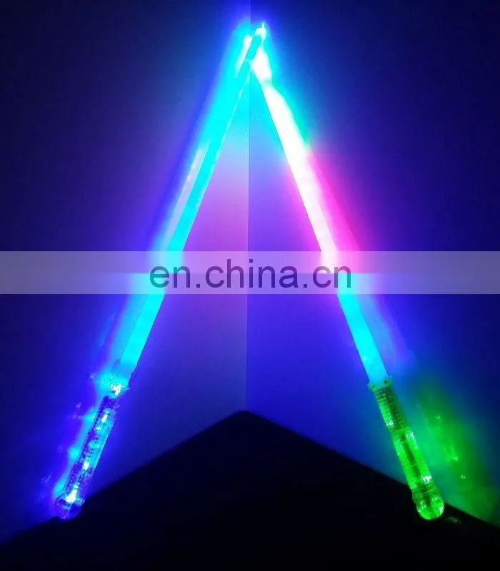 Hot selling multicolor led flashing stick for Christmas gift toy supplies and concert decoration