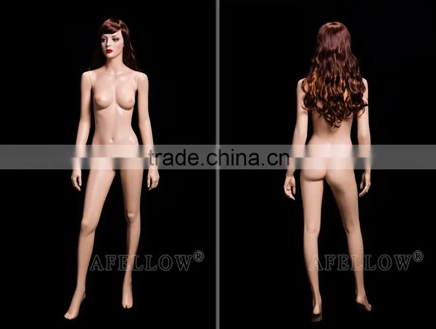Lifelike full body standing fiberglass wholesale female mannequins CARO4