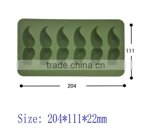 American market Wholesale Silicone Ice Cube Tray Whiskers FDA Ice Tray for Summer