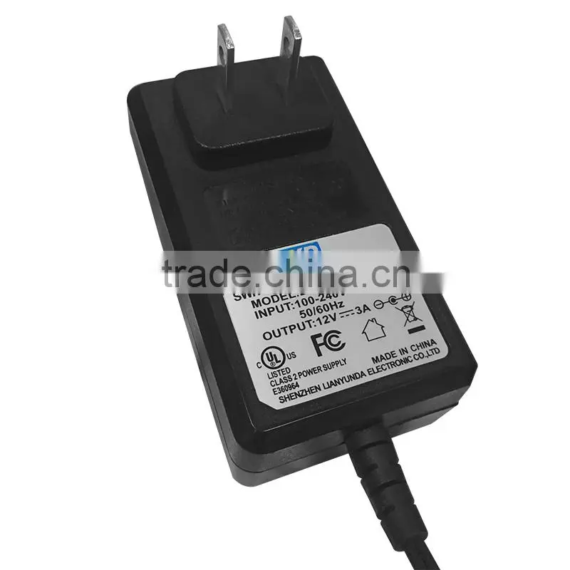 OEM/ODM 18v 1.5a ac/dc adapter with UL,CE and FCC
