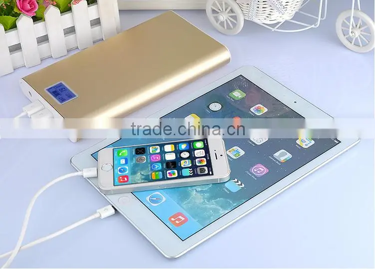 2016 new 50000Mha powerful aluminium alloy plate portable multifunctional for camera Ipad car laptop mobile power bank
