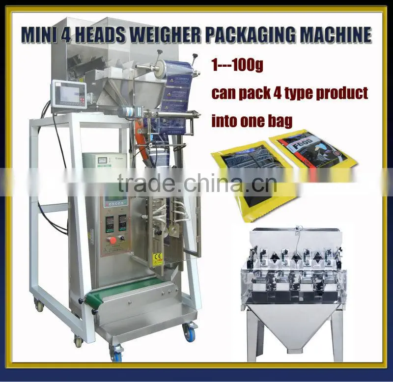 Tea weighing and packing machine